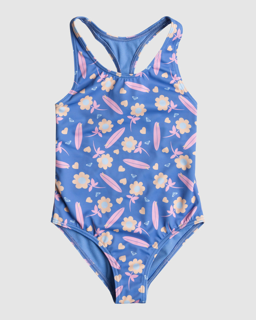 Girls 2-7 Lorem Racerback One-Piece Swimsuit