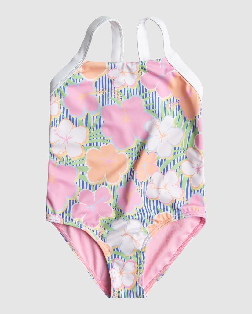 Girls 2-7 Tiny Flower One-Piece Swimsuit