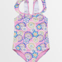 Girls 2-7 Flower Party  One Piece Swimsuit