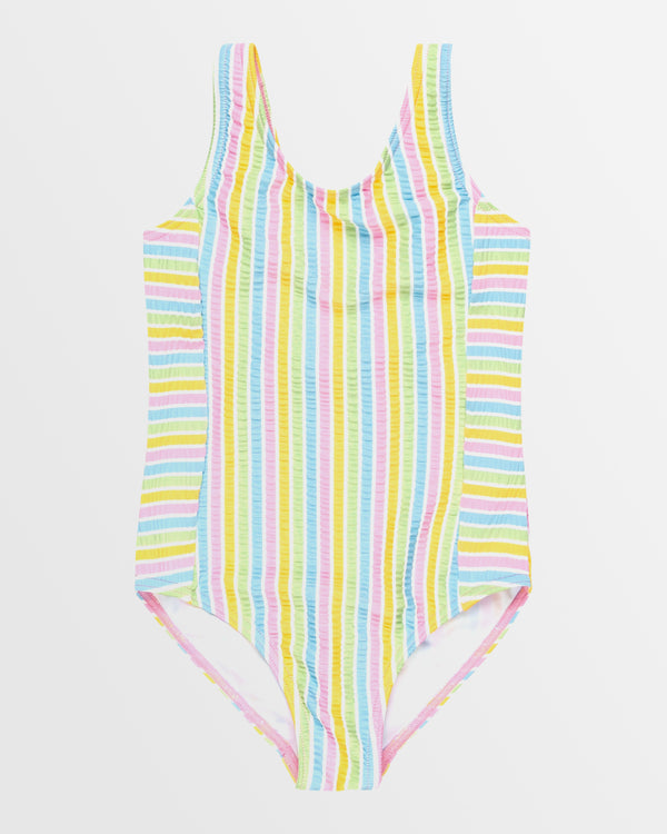 Girls 2-7 Mirage Stripe One Piece Swimsuit