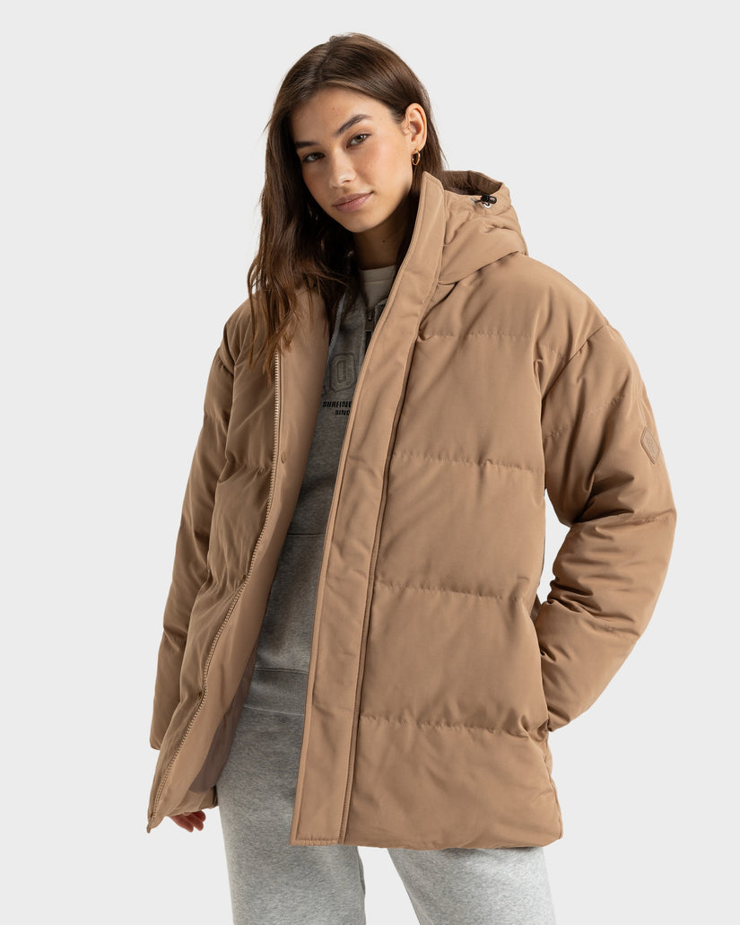 Womens Ocean Ways Puffer Jacket