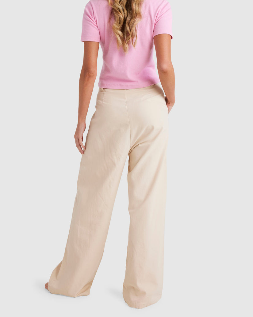 Womens Sunny Canvas Trousers