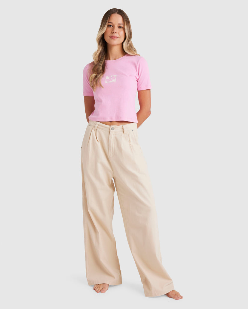 Womens Sunny Canvas Trousers