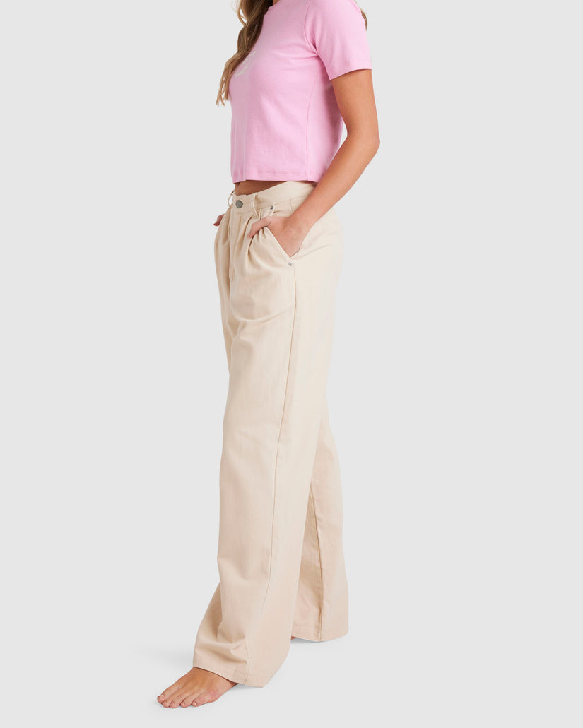 Womens Sunny Canvas Trousers