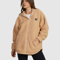 Womens Weekend Plans Full-Zip Hooded Fleece