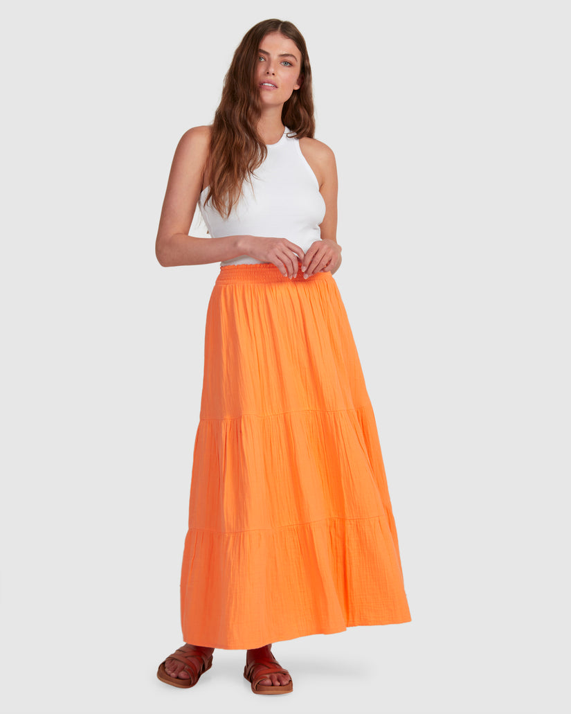 Womens Roxy Days Midi Skirt Skirt