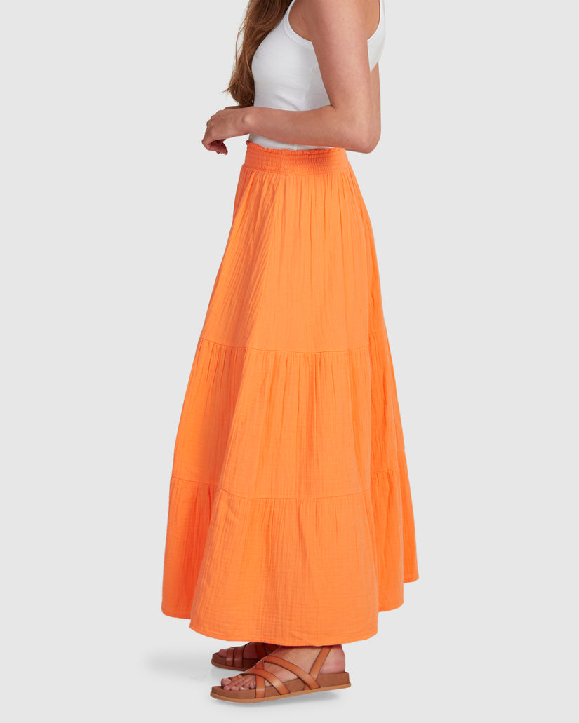 Womens Roxy Days Midi Skirt Skirt