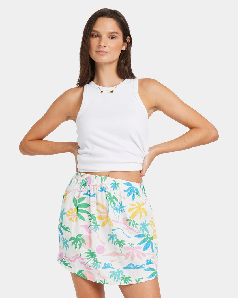 Womens Surfari Mini Skirt