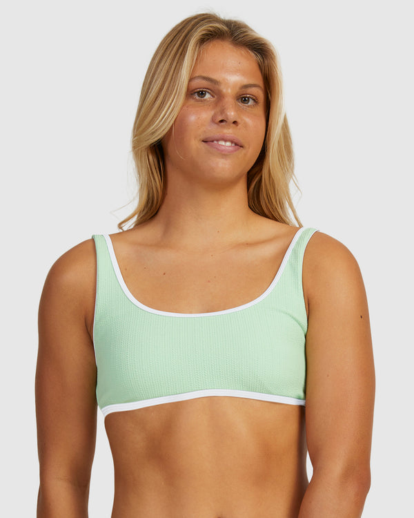 Womens Lakana Rib Bralette Bikini Top